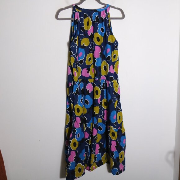 Velvet Graham Spencer Marlowe Printed Midi Dress Women Medium Floral Boho Cotton - Picture 6 of 6